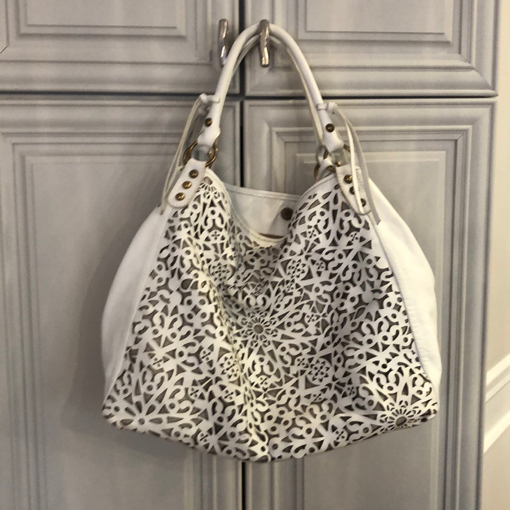 White Isabella Fiore tote